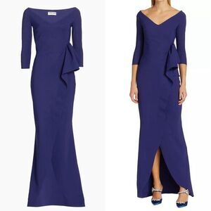 Chiara Boni La Petite Robe Rosellina Drape Detail Gown Size 6